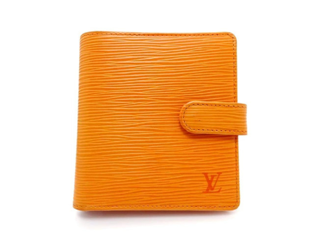LOUIS VUITTON Portefeuille Compact Epi Mandarin Wallet